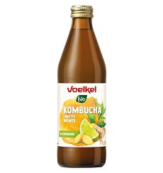 Bautura bio Kombucha cu limete si ghimbir, 330ml