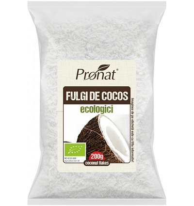 Fulgi bio de cocos, 200 g