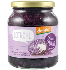 Varza rosie bio si demeter, 350g nur puur
