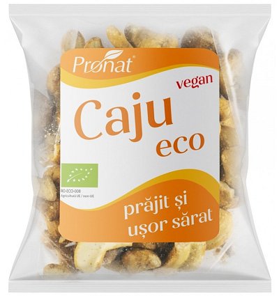 Nuci caju bio prajite si usor sarate 50g