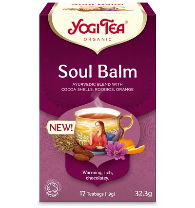 Ceai bio Soul Balm 17 pliculete x 1,9 g (32,3 g) Yogi