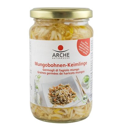 Muguri BIO de fasole mung, 330 g / 175 g