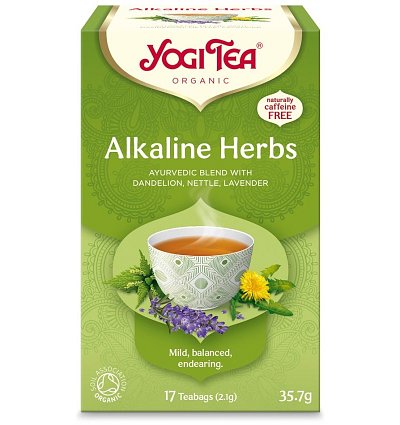 Ceai BIO DIN PLANTE ALCALINE, 17 PLICULETE X 2.1 G, (35.7 G) Yogi
