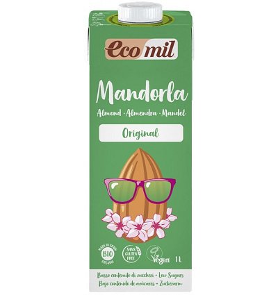 Bautura BIO de migdale original indulcita cu sirop de agave, 1L