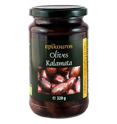 Masline bio Kalamata in saramura, 320g