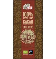 Ciocolata neagra BIO 100% cacao, 90g Chocolates