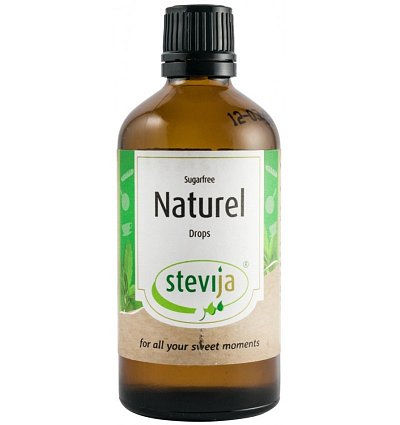 Indulcitor lichid din stevie, natural, 100 ml