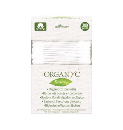 Betisoare cu bumbac organic 200 buc
