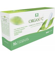 Tampoane SUPER din bumbac organic 16 buc