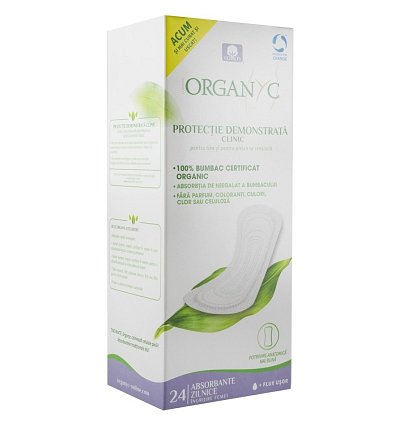 Absorbante zilnice din bumbac organic 24 buc