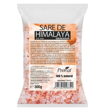 Sare de himalaya grunjoasa, 300g