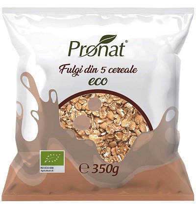 Fulgi din 5 cereale bio, 350g
