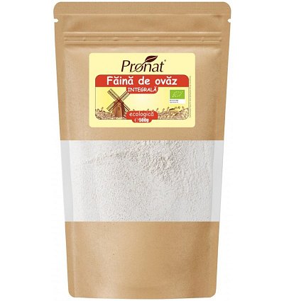 Faina integrala de ovaz bio, 500g