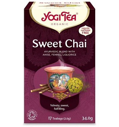 Ceai Bio DULCE, 17 pliculete 30.6g Yogi