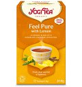 Ceai bio detox cu lamaie, 17 pliculete 30.6g yogi