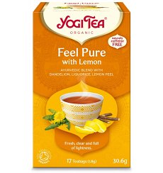 Ceai Bio Detox cu Lamaie, 17 pliculete 30.6 g Yogi