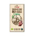 Ciocolata neagra bio 86% cacao, 100g chocolates