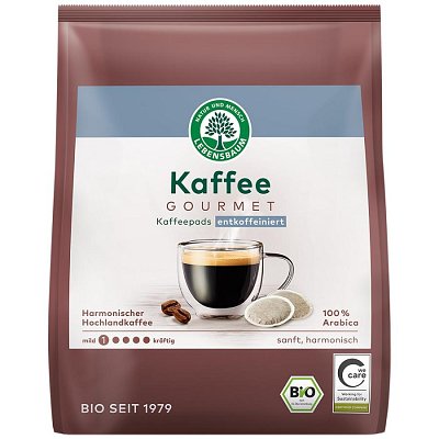 Paduri de cafea cremoasa decofeinizata 18x7g, eco - 126 g
