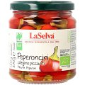 Ardei rosii iuti bio in otet de vin - 270 g