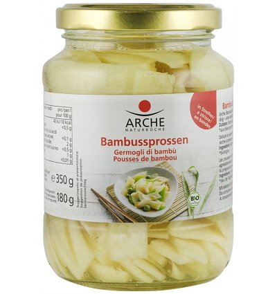 FELII DE BAMBUS BIO IN SARAMURA, 350 G