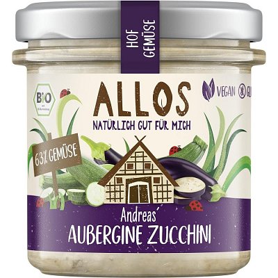 Crema tartinabila bio cu vinete si dovlecei fara gluten - 135 g