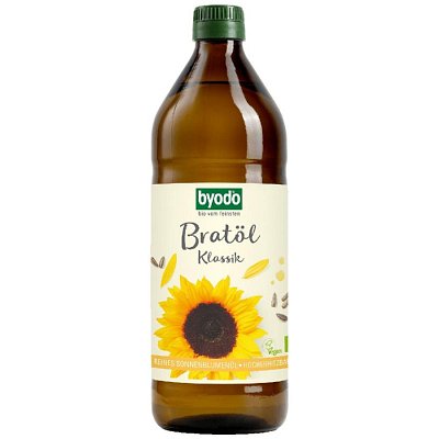 Ulei bio din floarea soarelui pentru prajit - 750 ml