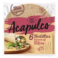Lipii tortilla cu tarate de grau bio - 240 g