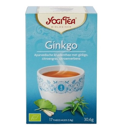 Ceai bio Ginkgo, 17 pliculete 30.6 g Yogi