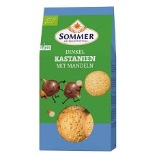 Biscuiti bio din grau spelta cu migdale si castane, 150 g