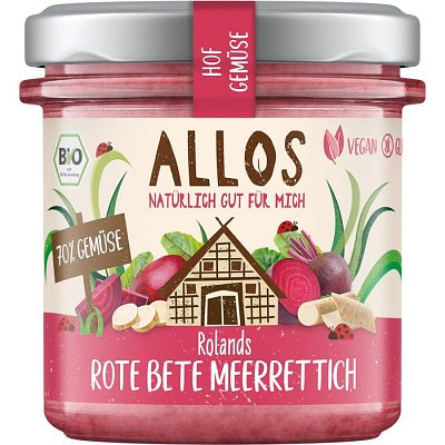 Crema tartinabila de sfecla rosie si hrean fara gluten - 135 g
