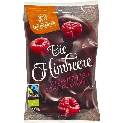 Zmeura liofilizata invelita in ciocolata amaruie fara gluten - 50 g