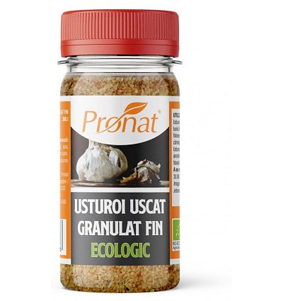 Usturoi uscat granulat fin bio, 60g