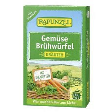 Cuburi de supa de legume bio cu ierburi - 84 g