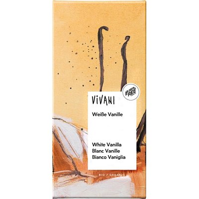 Ciocolata alba cu vanilie, eco - 80 g