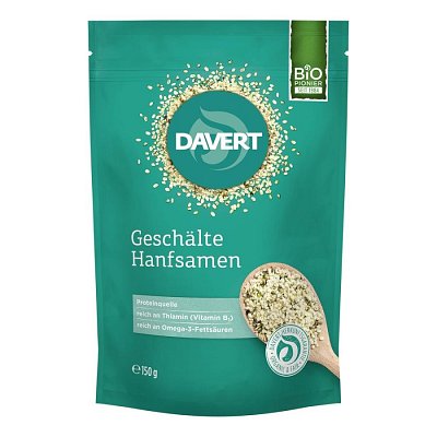 Seminte de canepa bio decorticate - 150 g