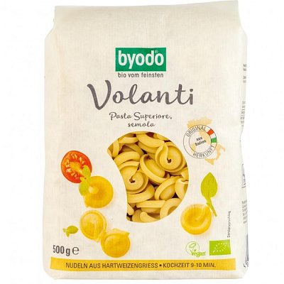 Paste bio Volanti din gris de grau dur - 500 g