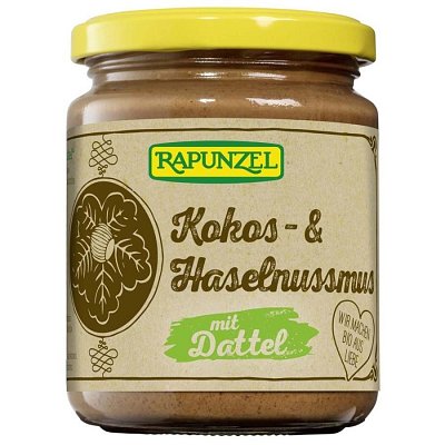 Crema de cocos alune si curmale - 250 g