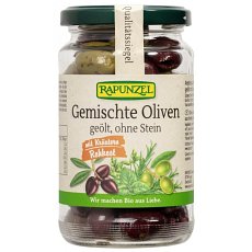 Amestec de masline uleiate cu ierburi fara samburi - 170 g