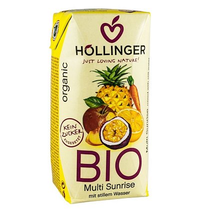 Multi sunrise suc BIO din amestec de fructe, 0,2 l