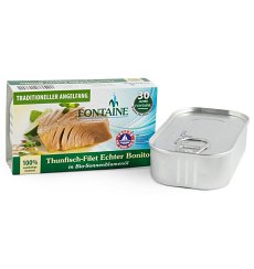 File de ton in ulei de floarea soarelui ecologic - 120 g
