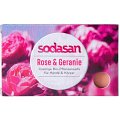 Sapun bio cu trandafiri si geranium, 100g sodasan