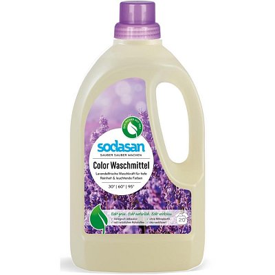 Detergent lichid pentru rufe colorate cu lavanda - 1.50 l