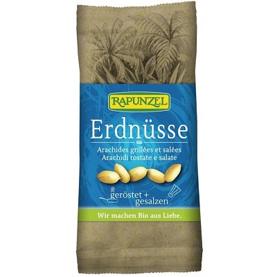 Arahide bio prajite si sarate  - 75 g