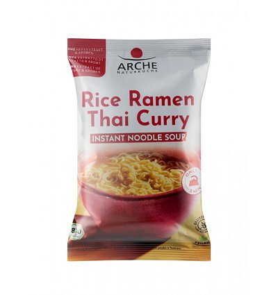 ECO/BIO Ramen din orez in stil Thai Curry 72g