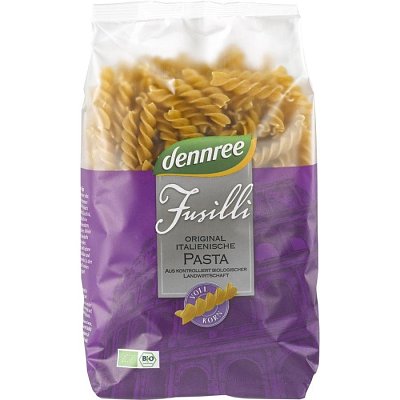 Fusilli din grau dur integrale, eco - 500 g