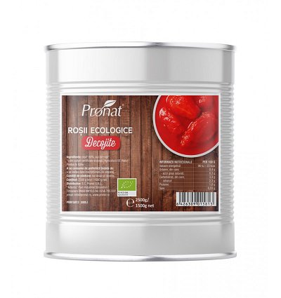 ECO/BIO Tomante fara pielita- in conserva- 2.5kg