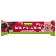 Baton bio martipan cu glazura amaruie - 50 g