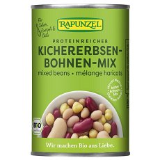 Fasole mixta bio la conserva - 400 g