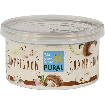 Pate vegetal cu ciuperci champignon vegan, eco - 125 g