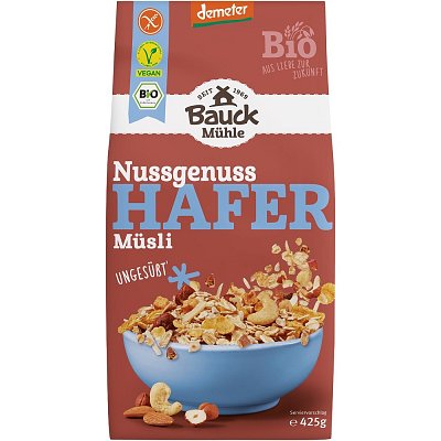 Musli de ovaz cu mix de nuci fara gluten, eco - 425 g